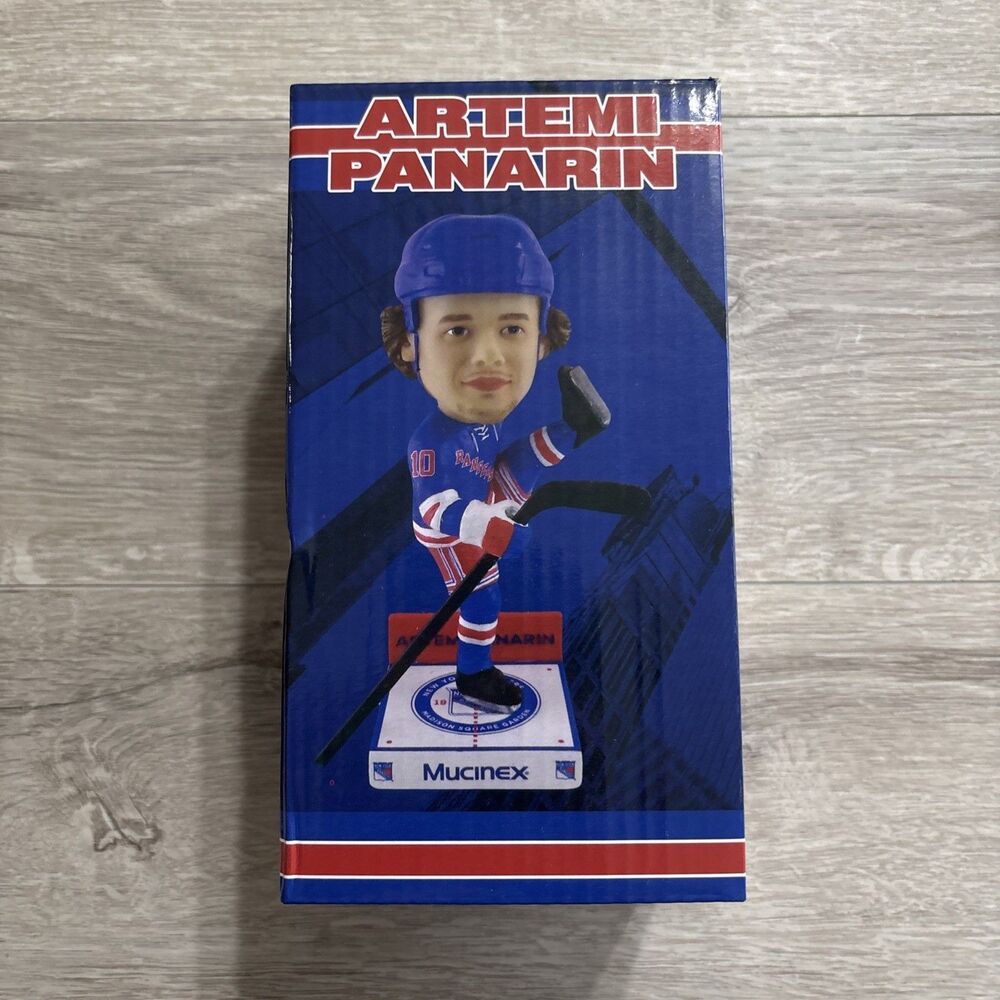 Artemi Panarin Bobblehead NY Rangers Promo New In Box NHL Mucinex Fast Max